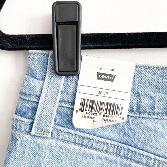Levi's Womens Denim Jeans '70s High Flare Rise Light Blue Wash Size 30 NWT - Picture 6 of 11